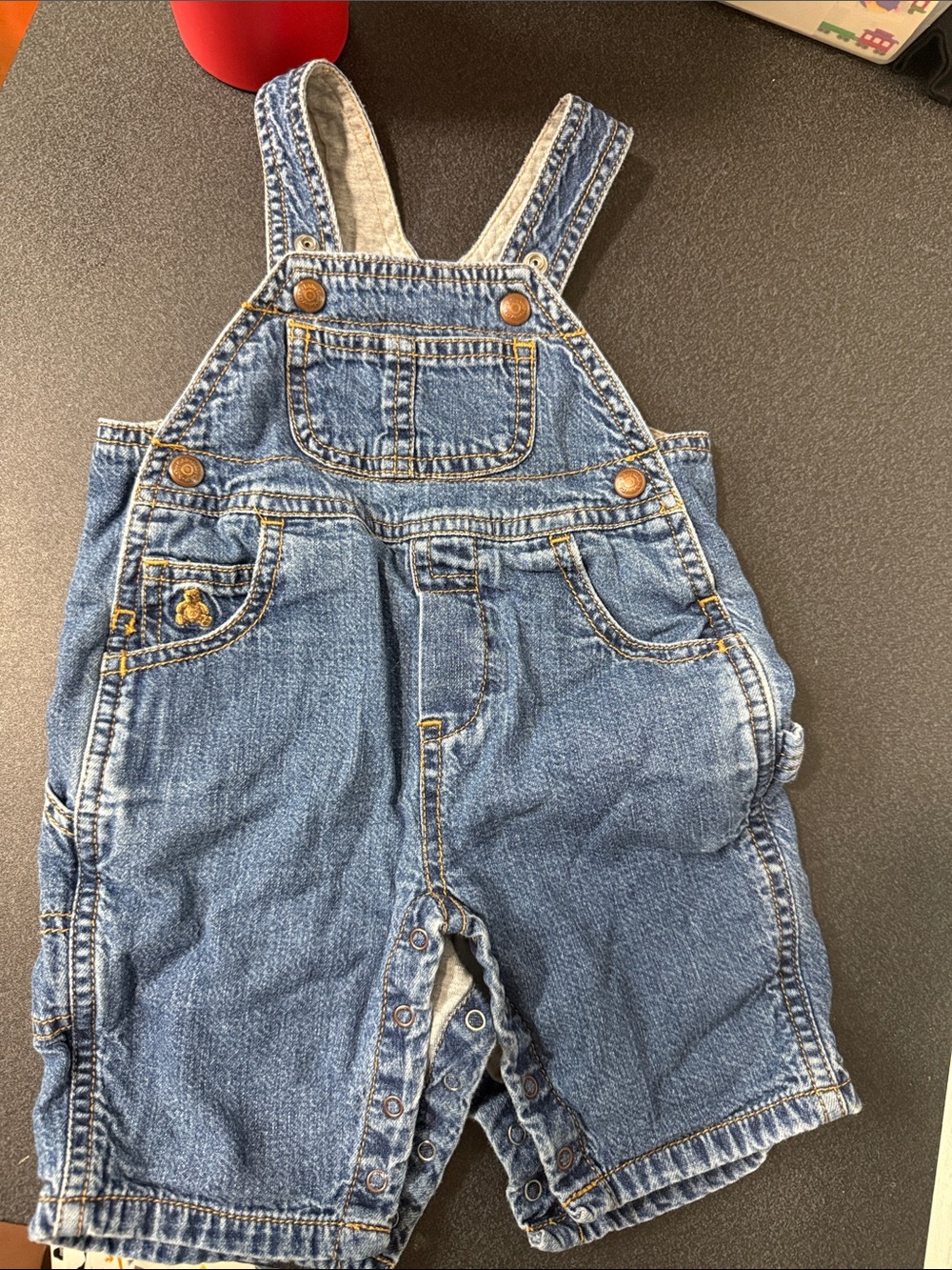 GAP Denim Blue Kids Overalls 2002